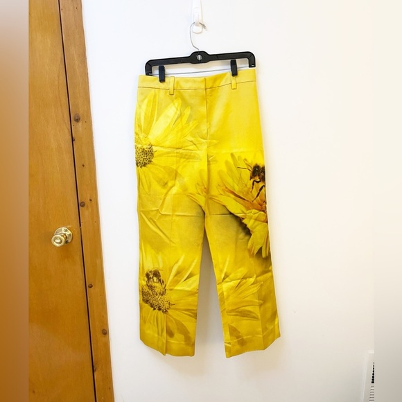 Tory Burch Printed Bee Satin Trouser - Picture 6 of 10